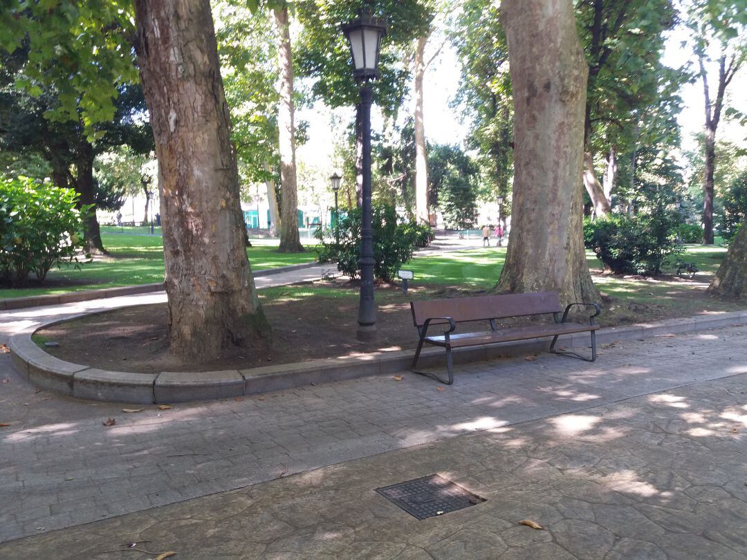 Campo de San Francisco, en Oviedo.