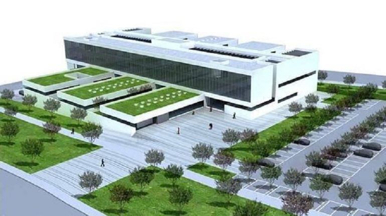 Imagen del proyecto de la nueva sede judicial de Segovia