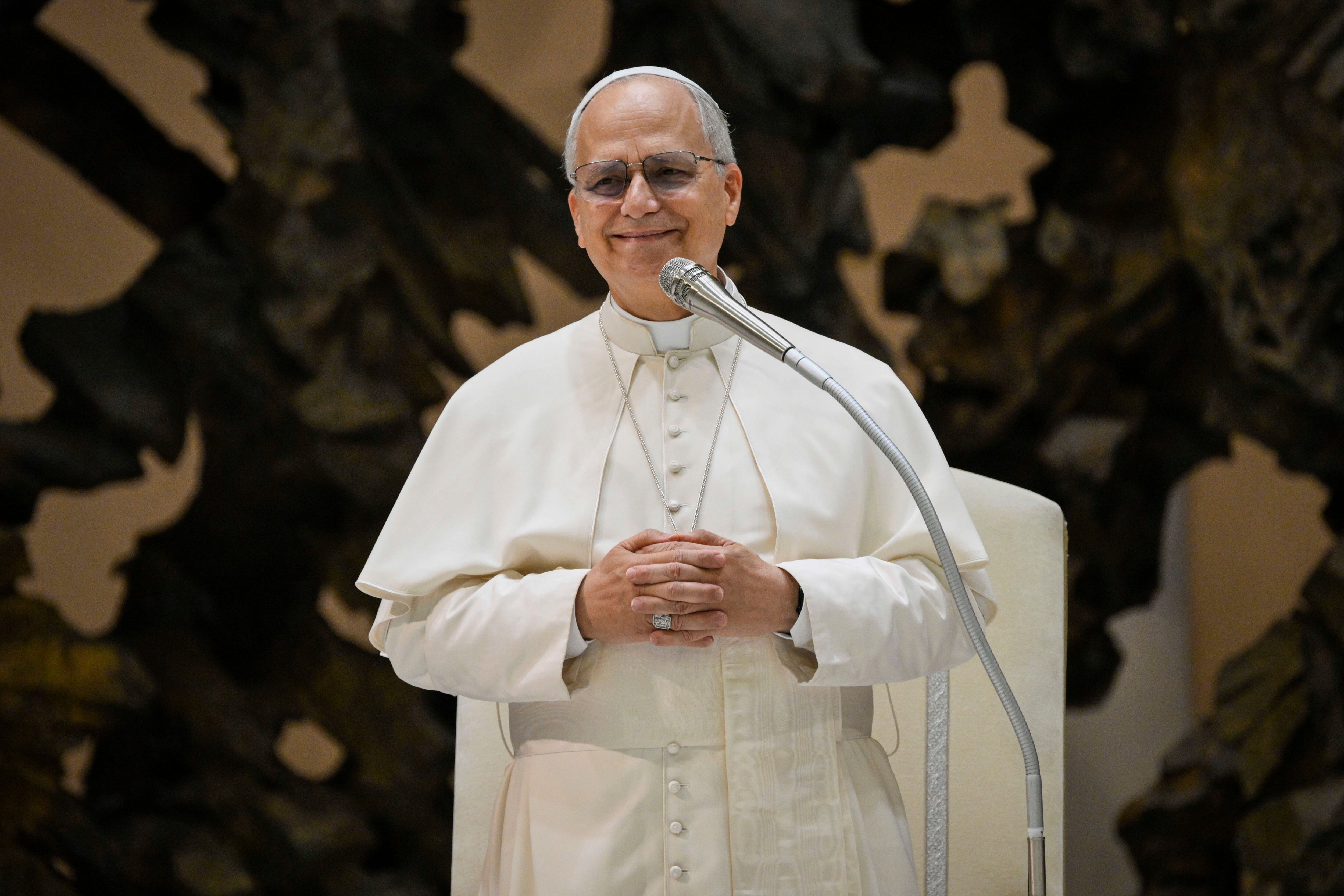 El papa León XIV oficia este miércoles la audiencia general en la Ciudad del Vaticano, donde pidió que "se respete plenamente el derecho humanitario en Gaza".