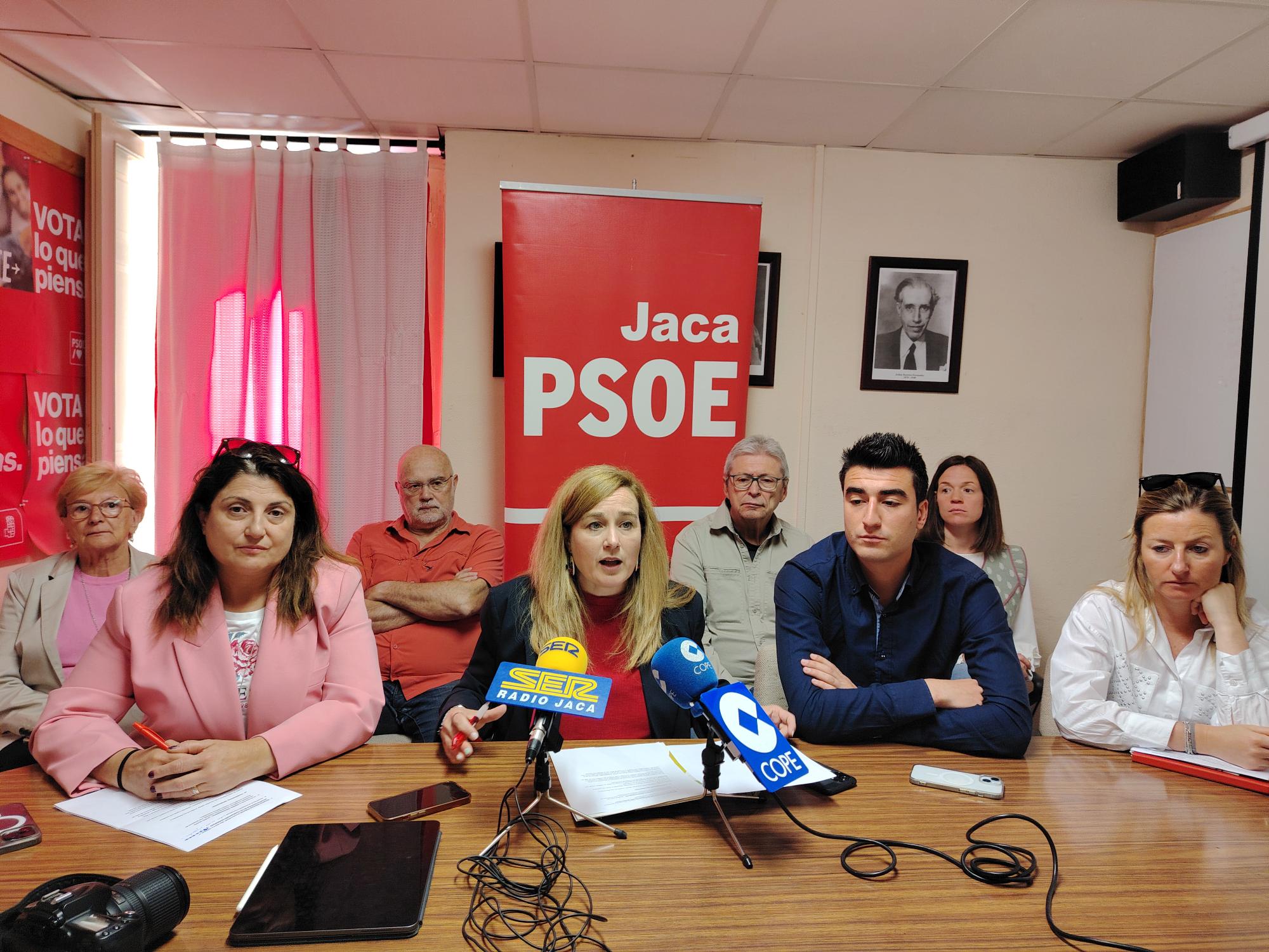 El PSOE convocaba este jueves a los medios de comunicación para trasladar a la ciudadanía las quejas que tienen respecto a las políticas municipales