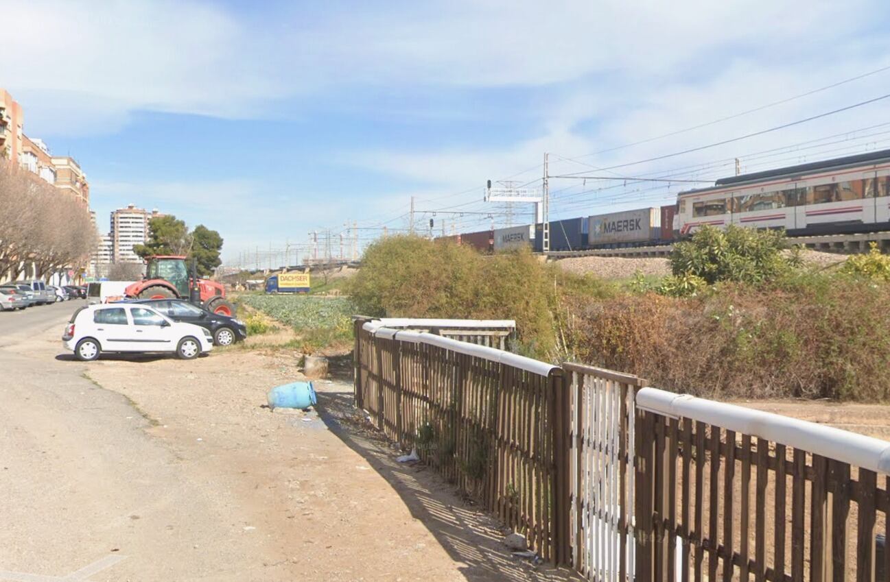 Tren por su paso por La Torre.