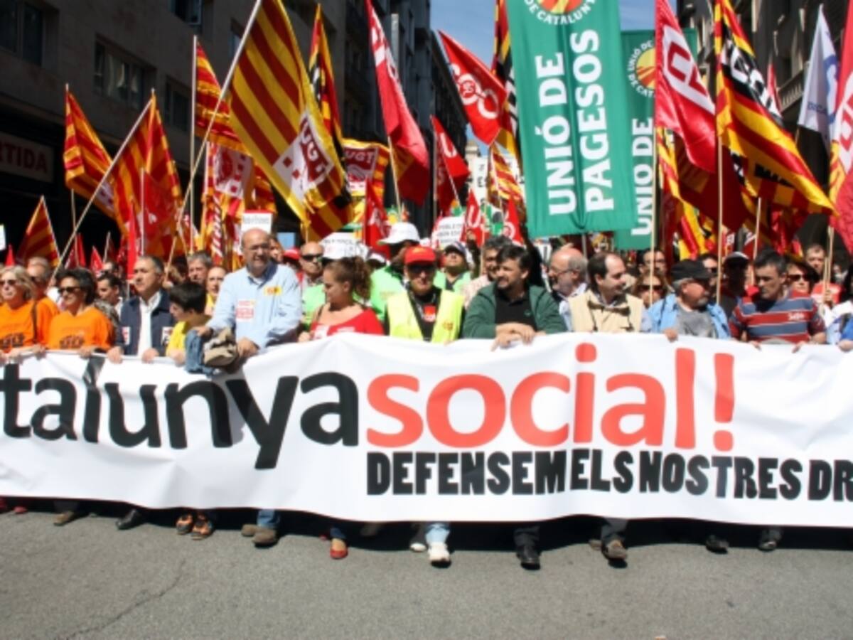 Manifestació contra l'austeritat de la Unió Europea