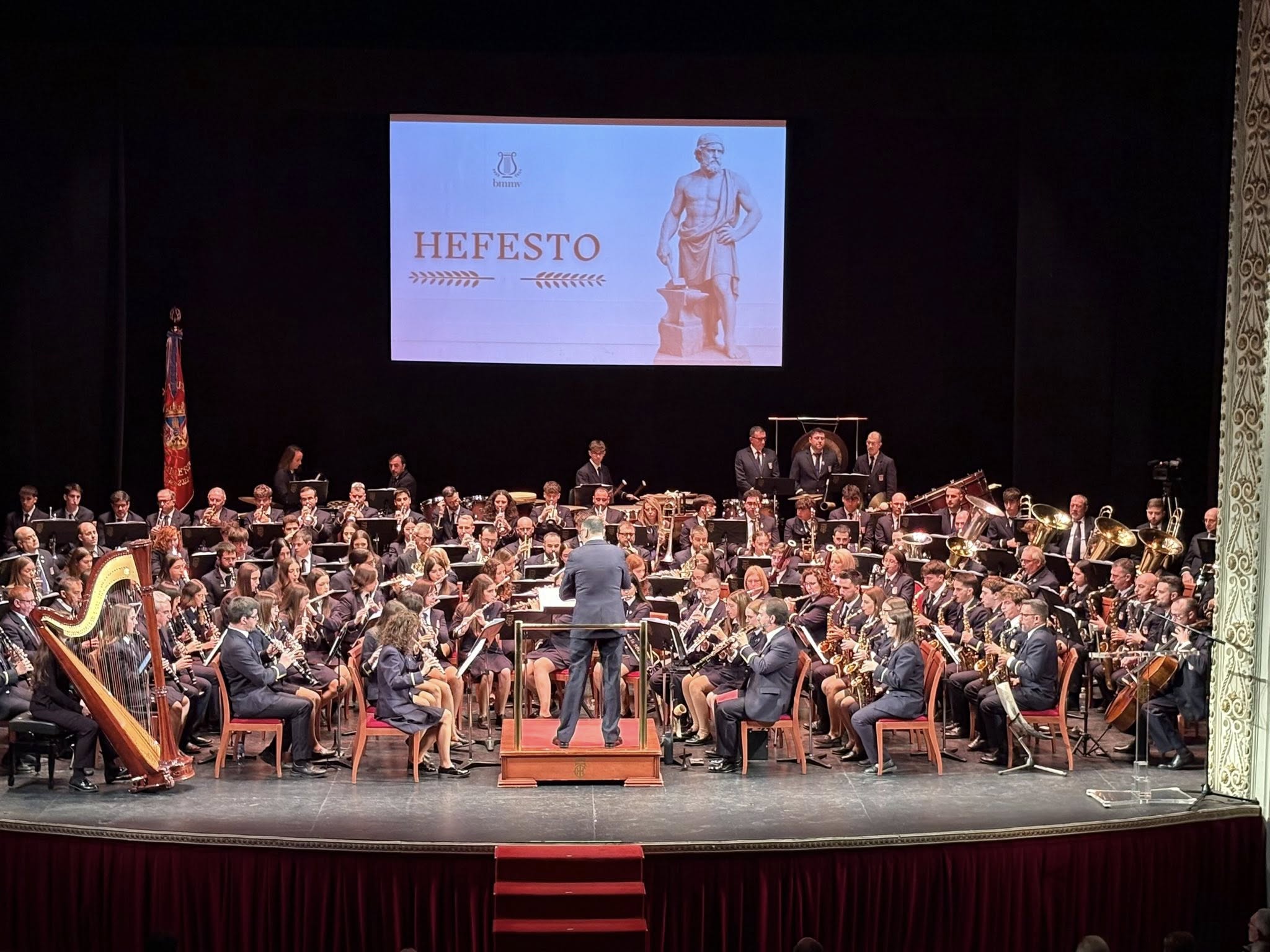 La Banda durante el concierto