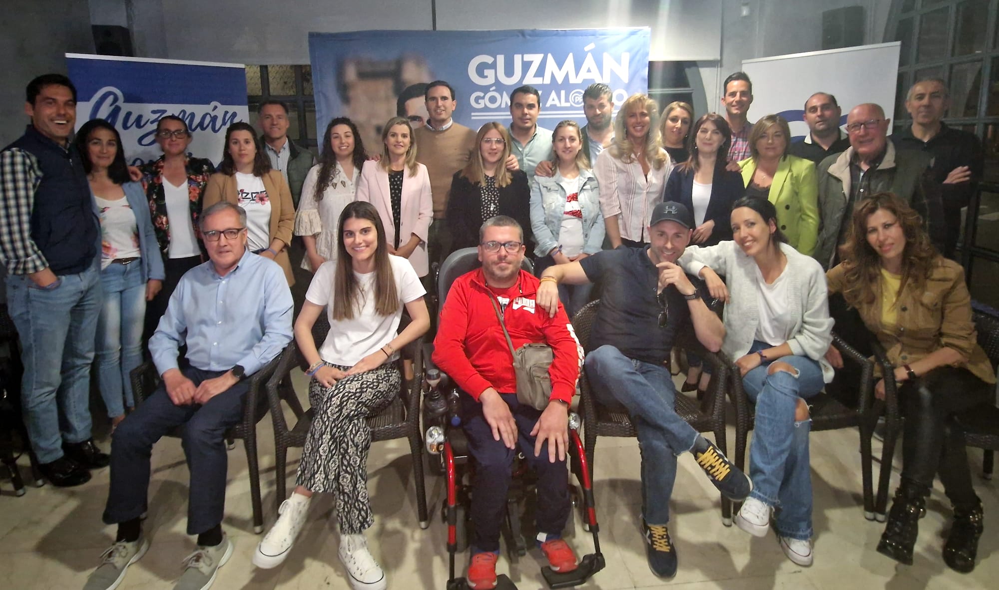 Integrantes de la lista del Partido Popular en Medina del Campo encabeza por Guzmán Gómez