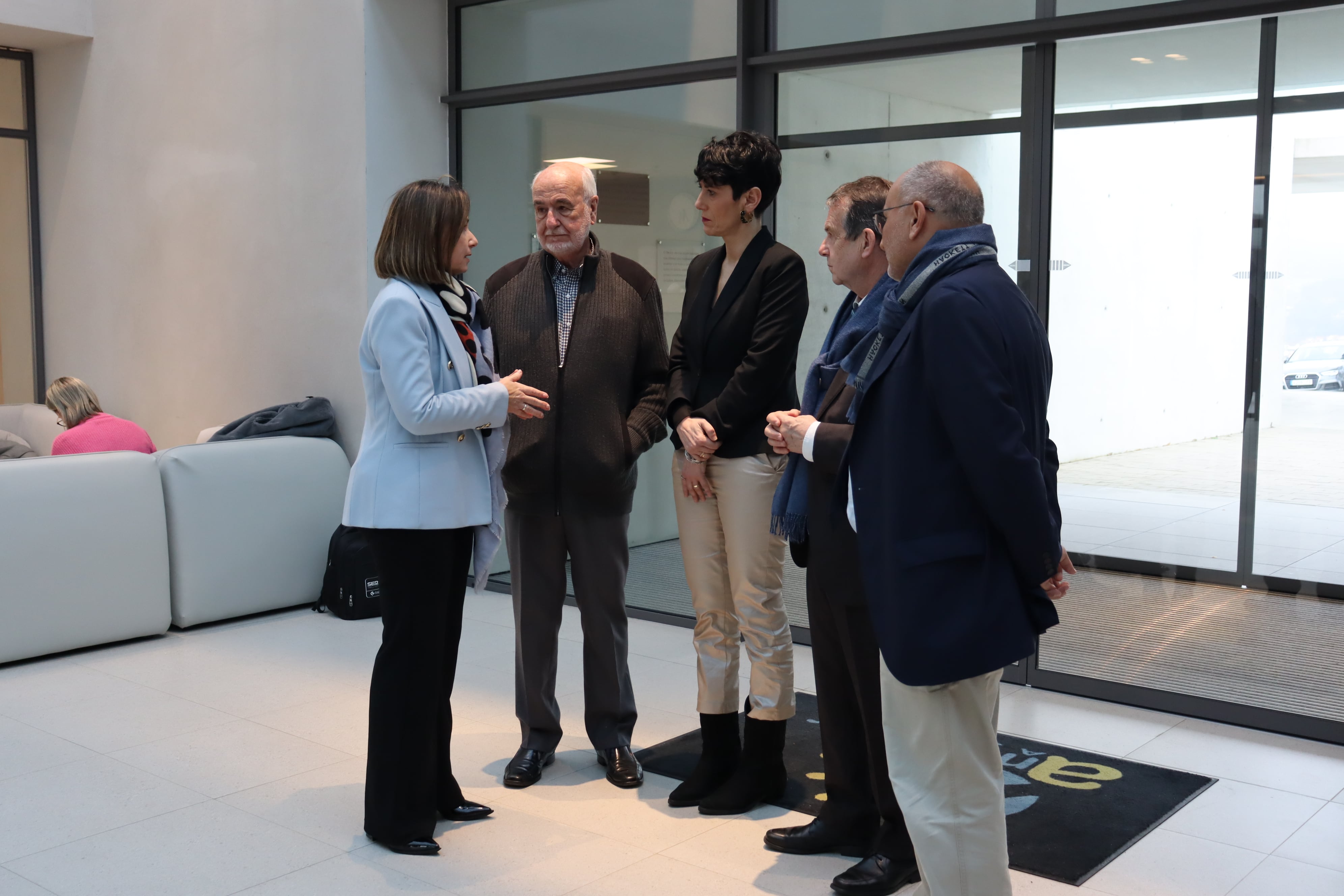 La ministra de Inclusión con Abel Caballero y Abel Losada visita las instalaciones de Aspace en Vigo