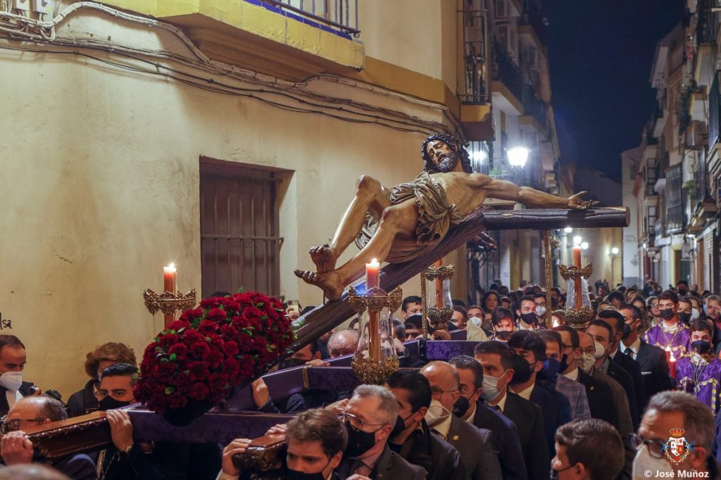 El Cristo de las Cinco Llagas en su Vía Crucis del pasado año