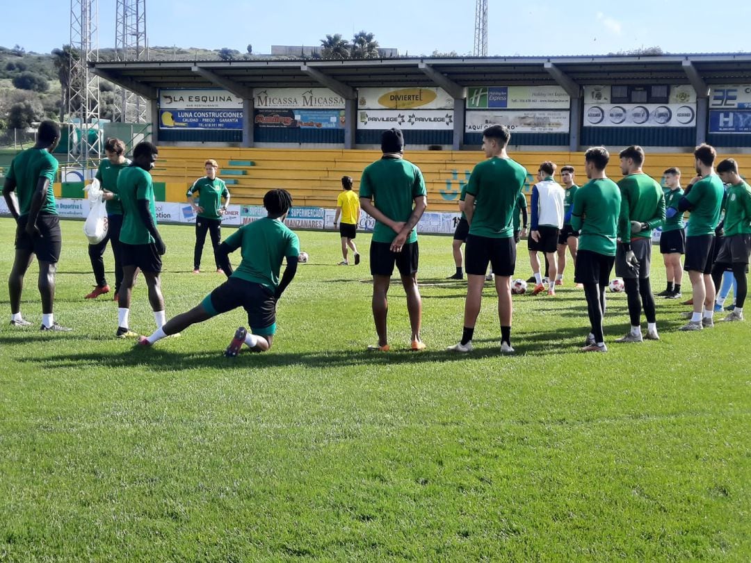 Un entreno de la Unión.