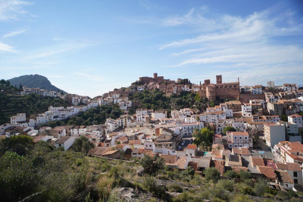 Vista panorámica al pueblo de Vilafamés