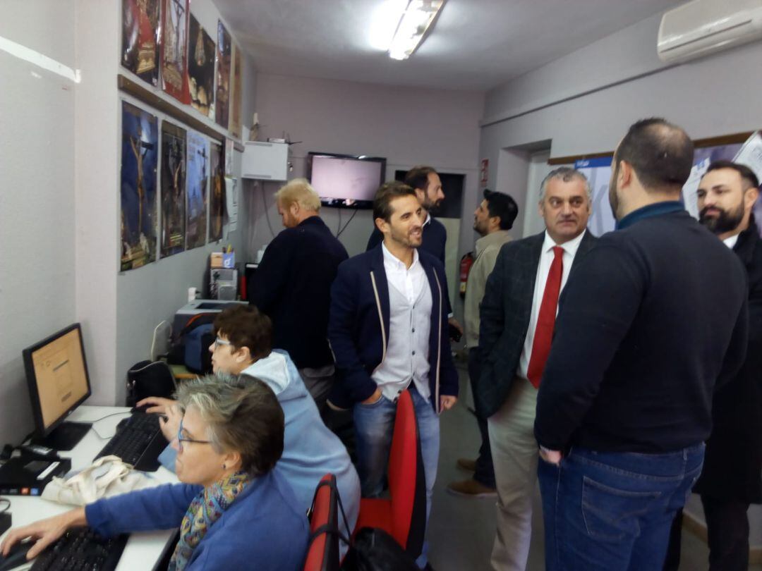 Javier Carnero ha visitado este lunes las instalaciones arriateñas