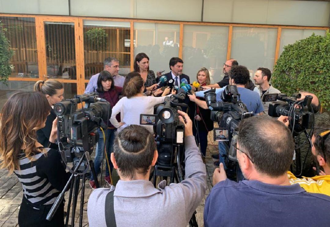 Intervención del alcalde Barcala este miércoles ante los medios