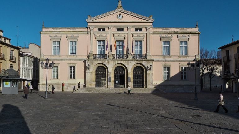 Fachada del Ayuntamiento de Palencia.