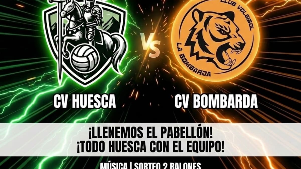 El Voleibol Huesca hace un llamamiento para llenar el Pabellón del Parque