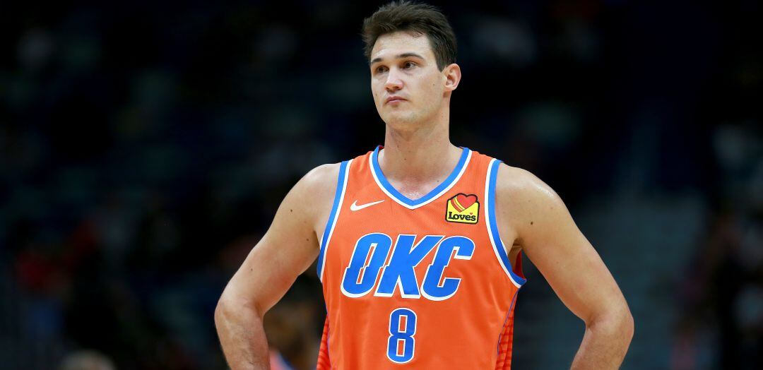 Danilo Gallinari, durante un partido con los Oklahoma City Thunder
