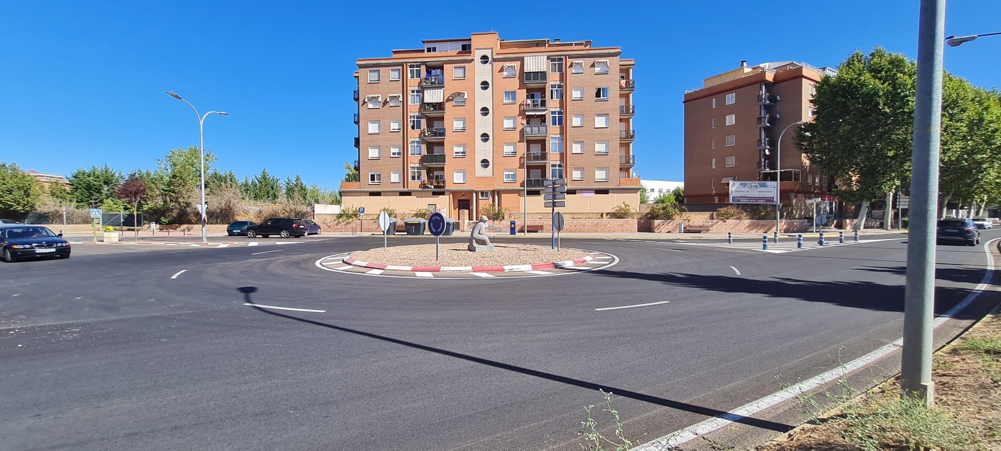 Mejora de acceso por la carretera de San Román