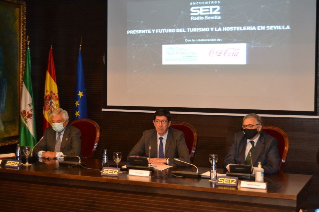 Juan Marín durante su intervención