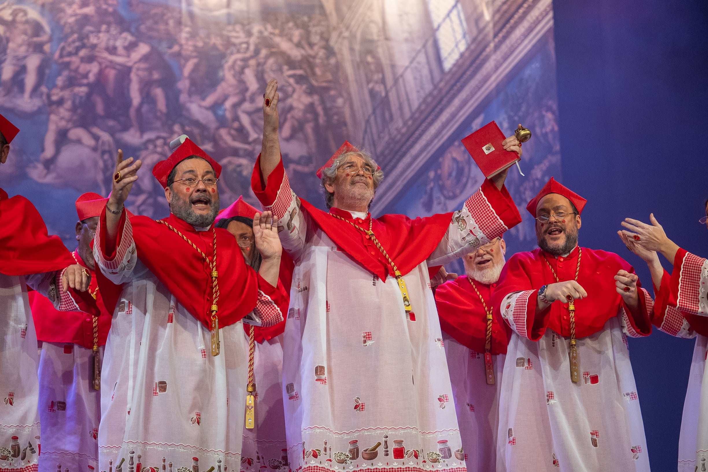 Chirigota: Los que van a coger papas.