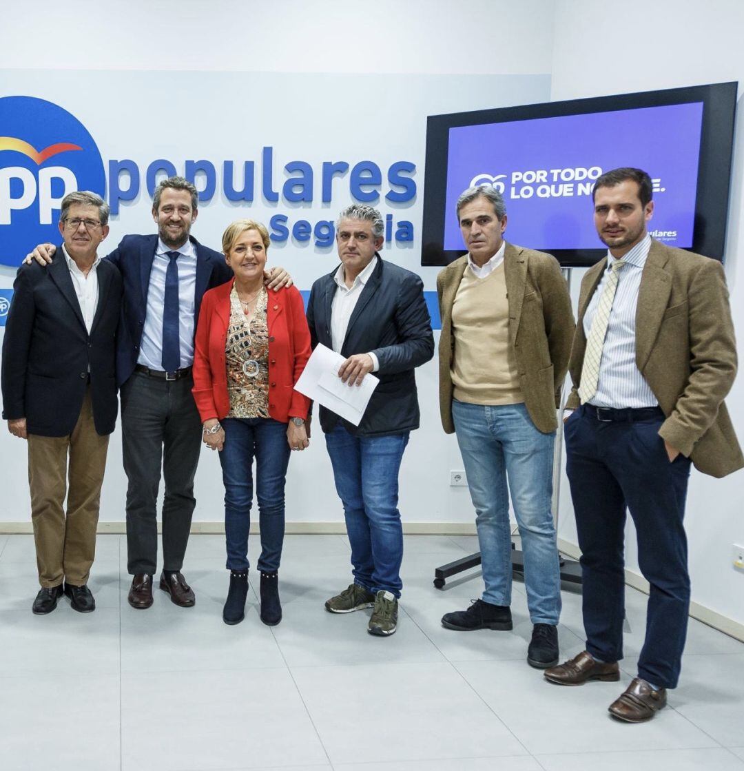 Miembros del PP de Segovia