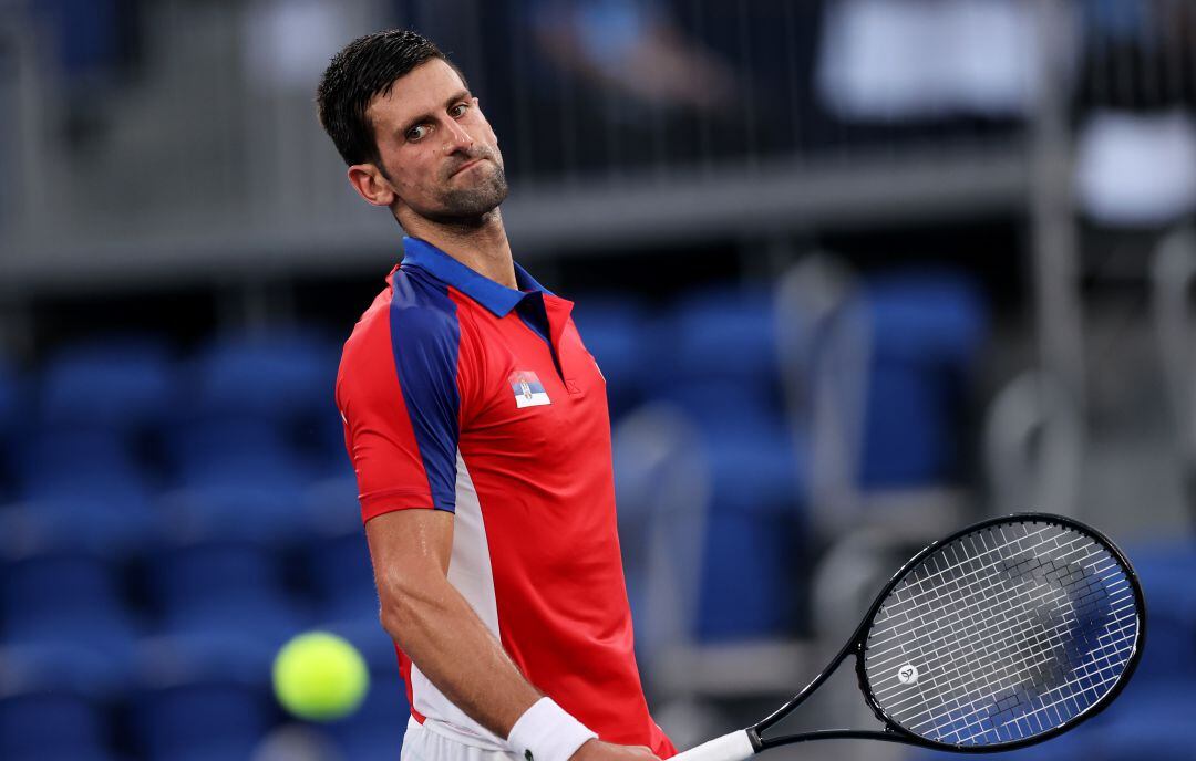 Djokovic, durante un partido de la presente temporada