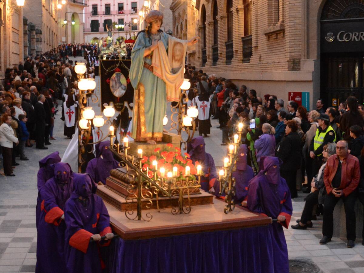 Comienza la Semana Santa en Huesca con el pregón la inauguración de la nueva capilla de la Vera Cruz