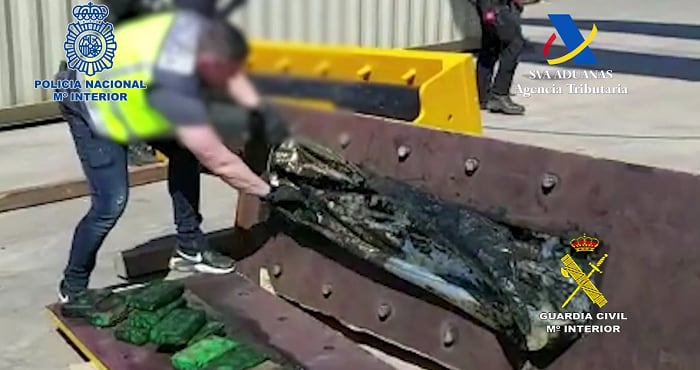 Un momento del operativo