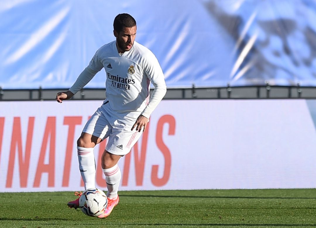 Hazard, en su reaparición frente al Elche