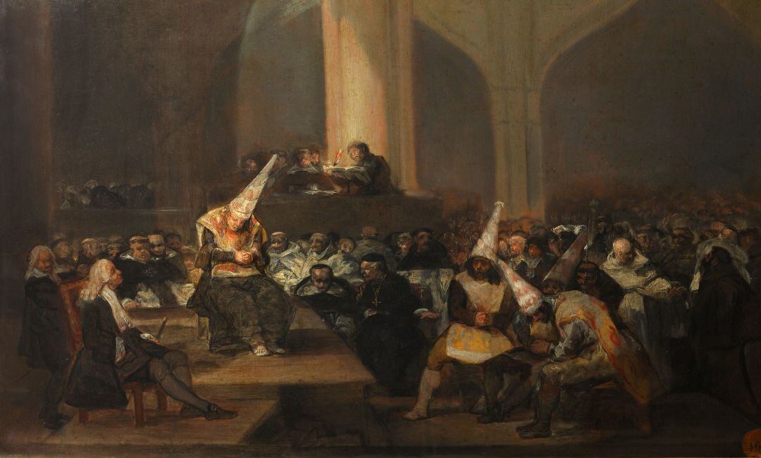 Cuadro de &#039;La Inquisición&#039; de Goya. 