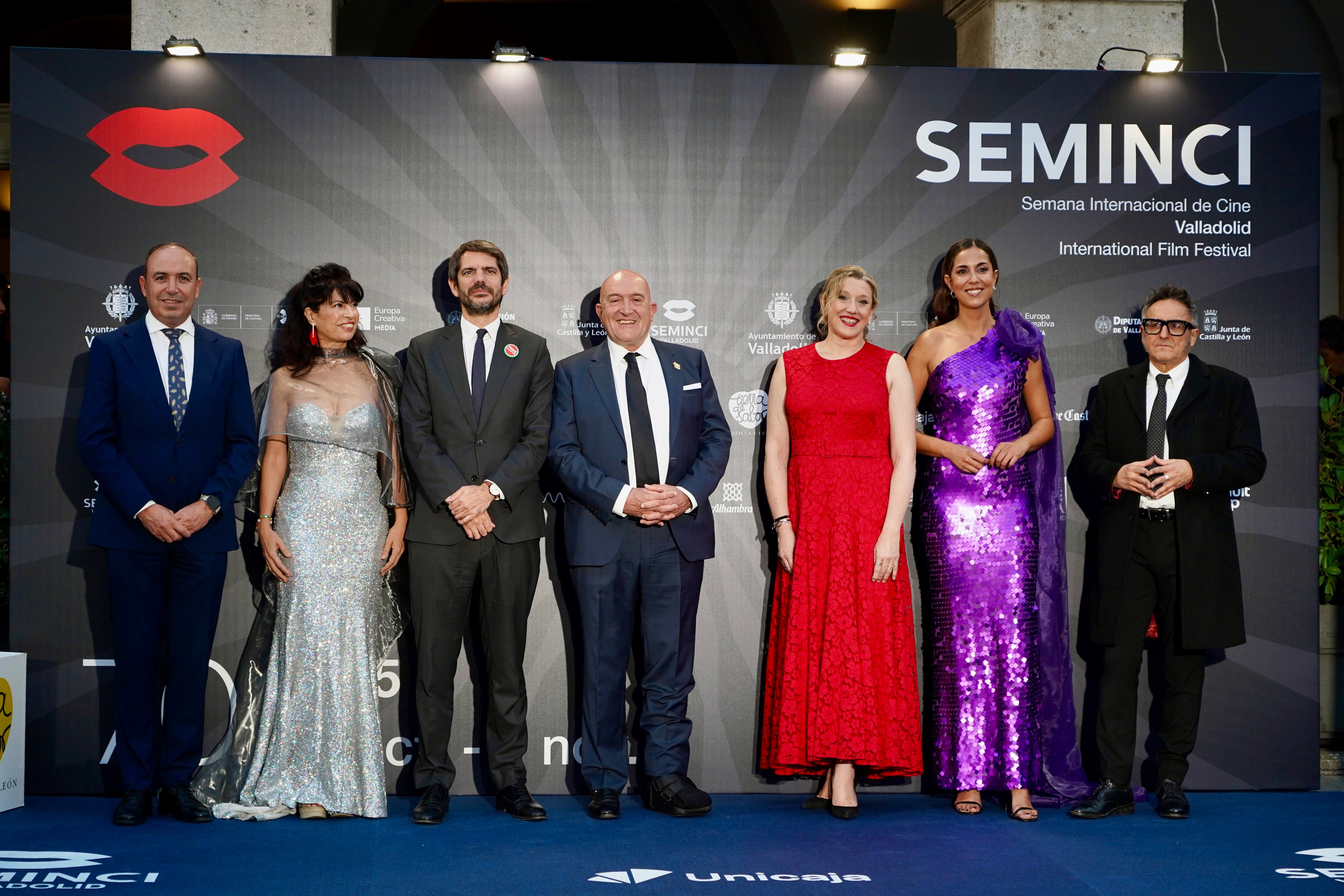 Alfombra de la gala de inauguración de la 70 Semana Internacional de Cine de Valladolid
