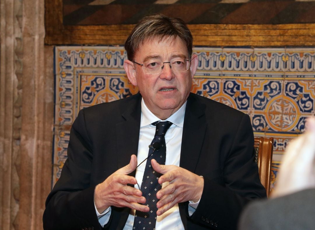 Ximo Puig en un momento de la entrevista del Día de Navidad concendida a la Cadena SER Comunitat Valenciana