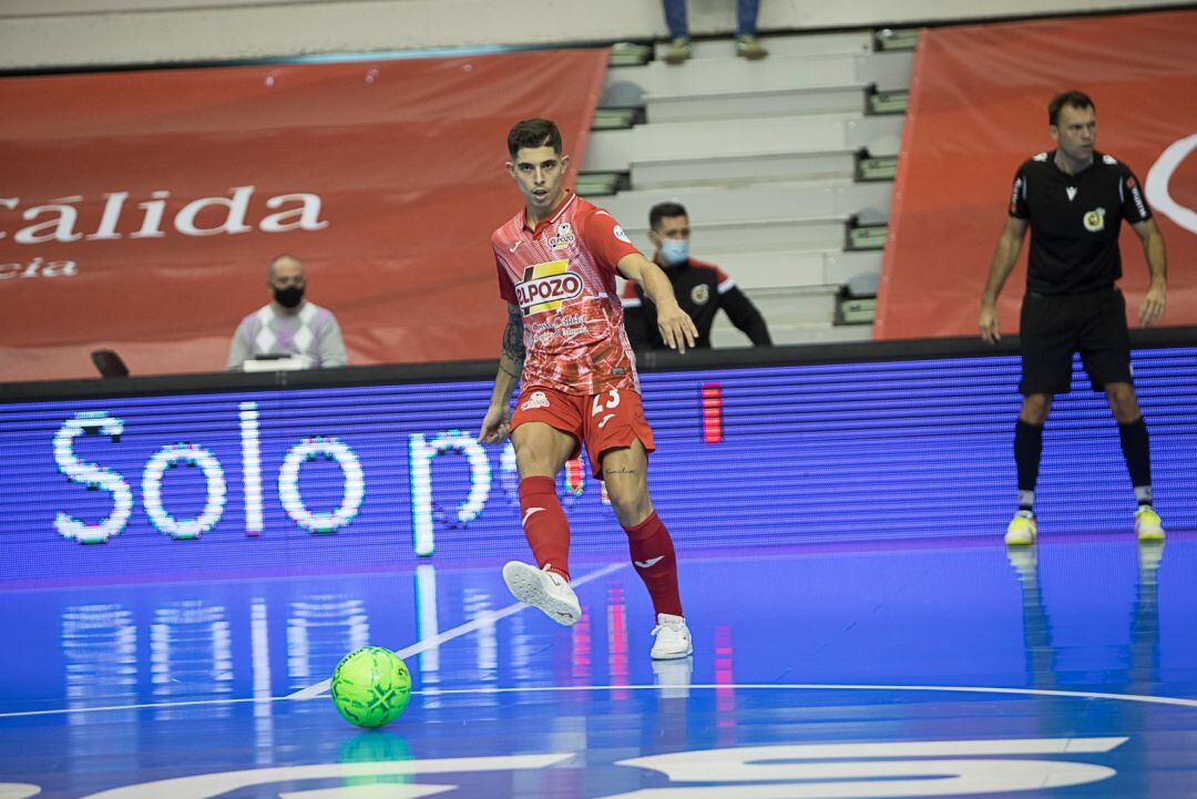 Darío Gil en un partido de ElPozo Murcia