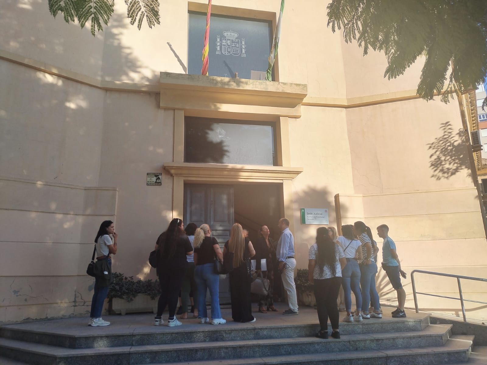 Un momento de la jornada en la Audiencia