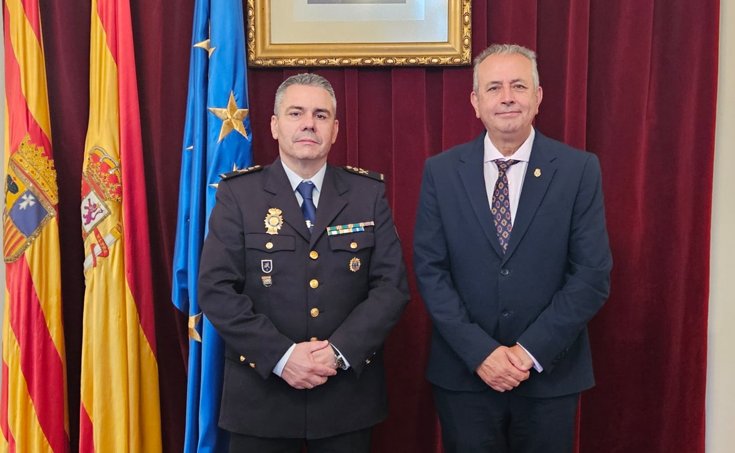 El máximo responsable de la Policía Nacional en Aragón se ha reunido con el subdelegado del Gobierno en Huesca.