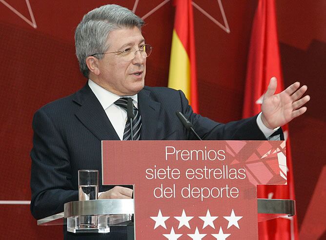 Cerezo, en la entrega de los Premios Siete Estrellas