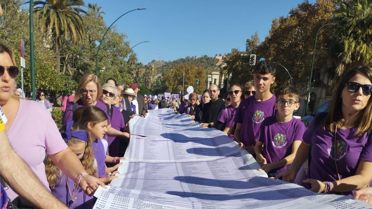 Málaga saldrá a la calle este 25N para denunciar la lacra de la violencia machista que deja cinco víctimas mortales en lo que va de año en esta provincia