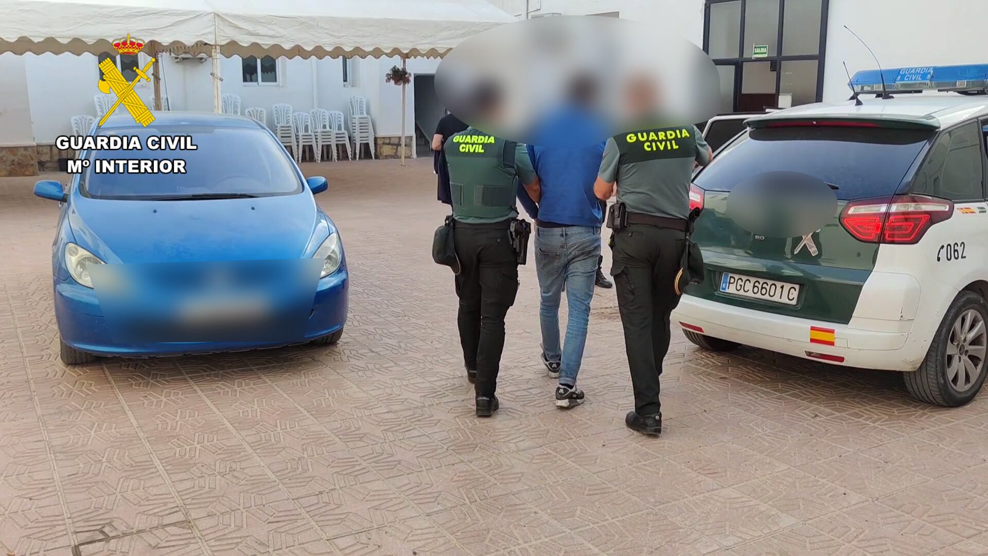 Uno de los detenidos en Totana (Región de Murcia) en el transcuros de la operación Varab