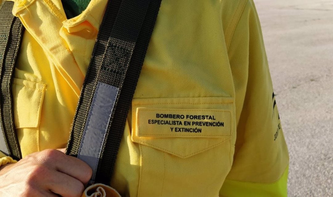 Imagen de Archivo de un bombero forestal