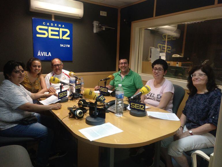 Ángela, Miriam, Jesús, Sergio, Esther y Amparo