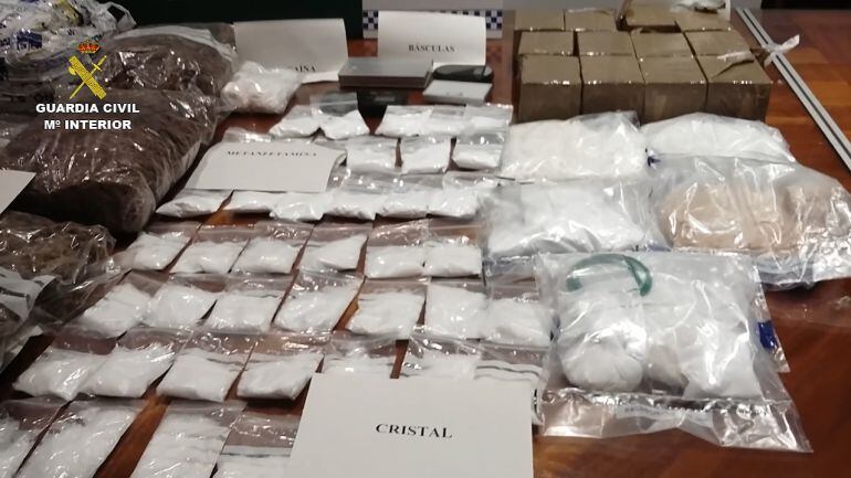 Droga interceptada en l'Operació Escamarlà a Lloret de Mar
