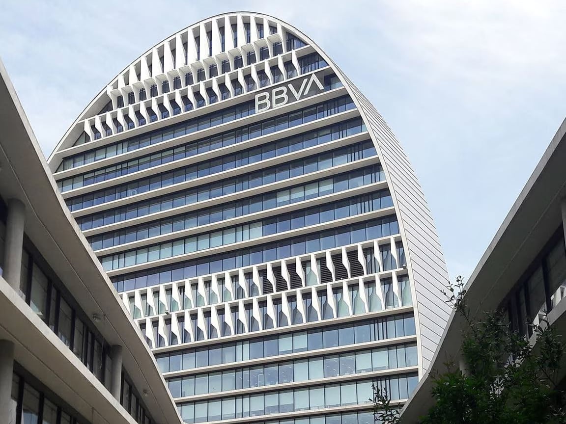 La sede del BBVA en Madrid
