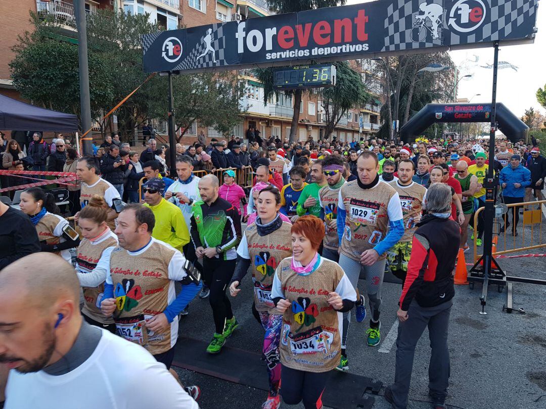 Imagen de archivo de una San Silvestre getafense