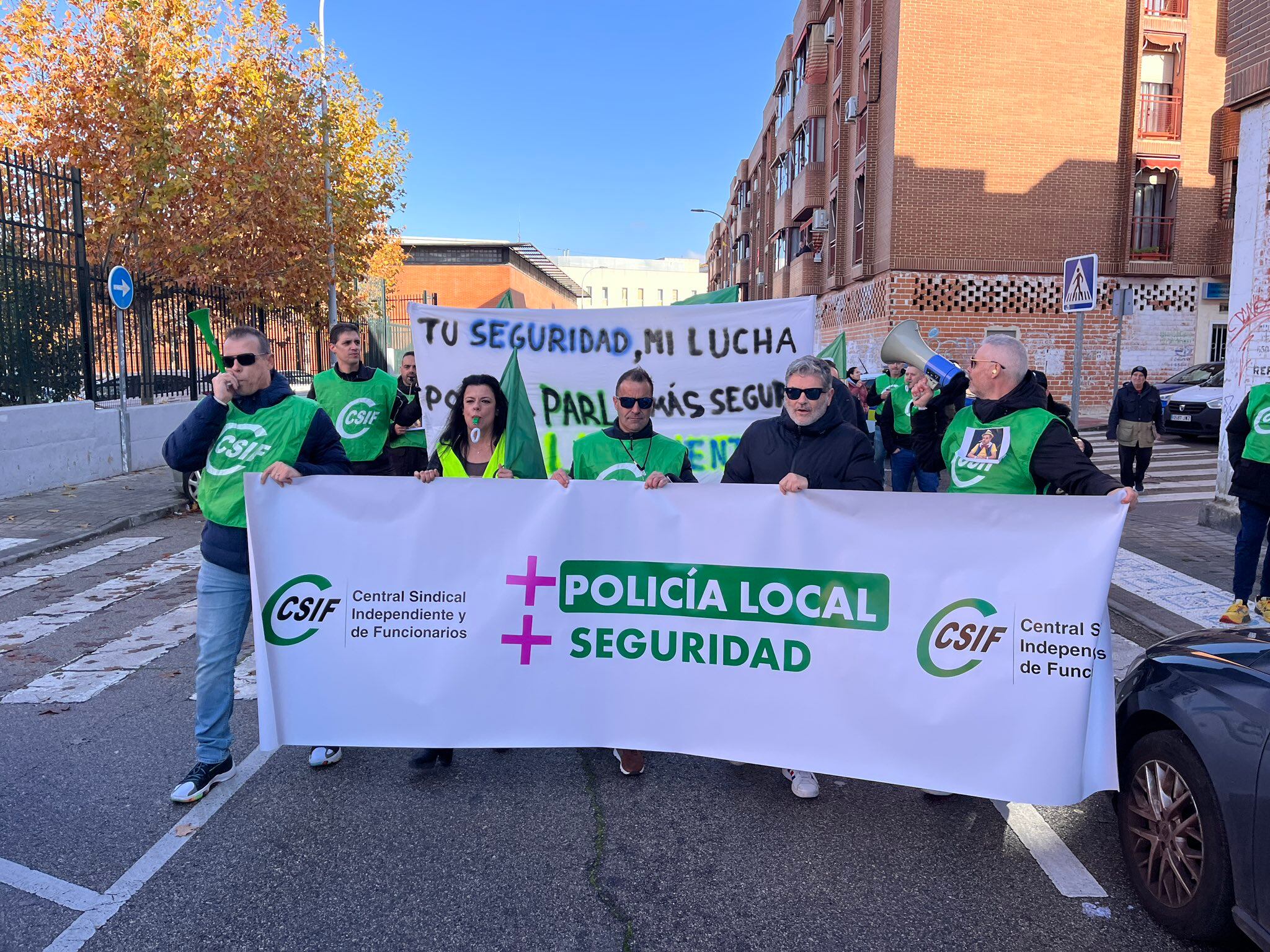 Los policías de Parla creen que necesitarían prácticamente duplicar el número de efectivos para cubrir las recomendaciones de número de agentes en la ciudad