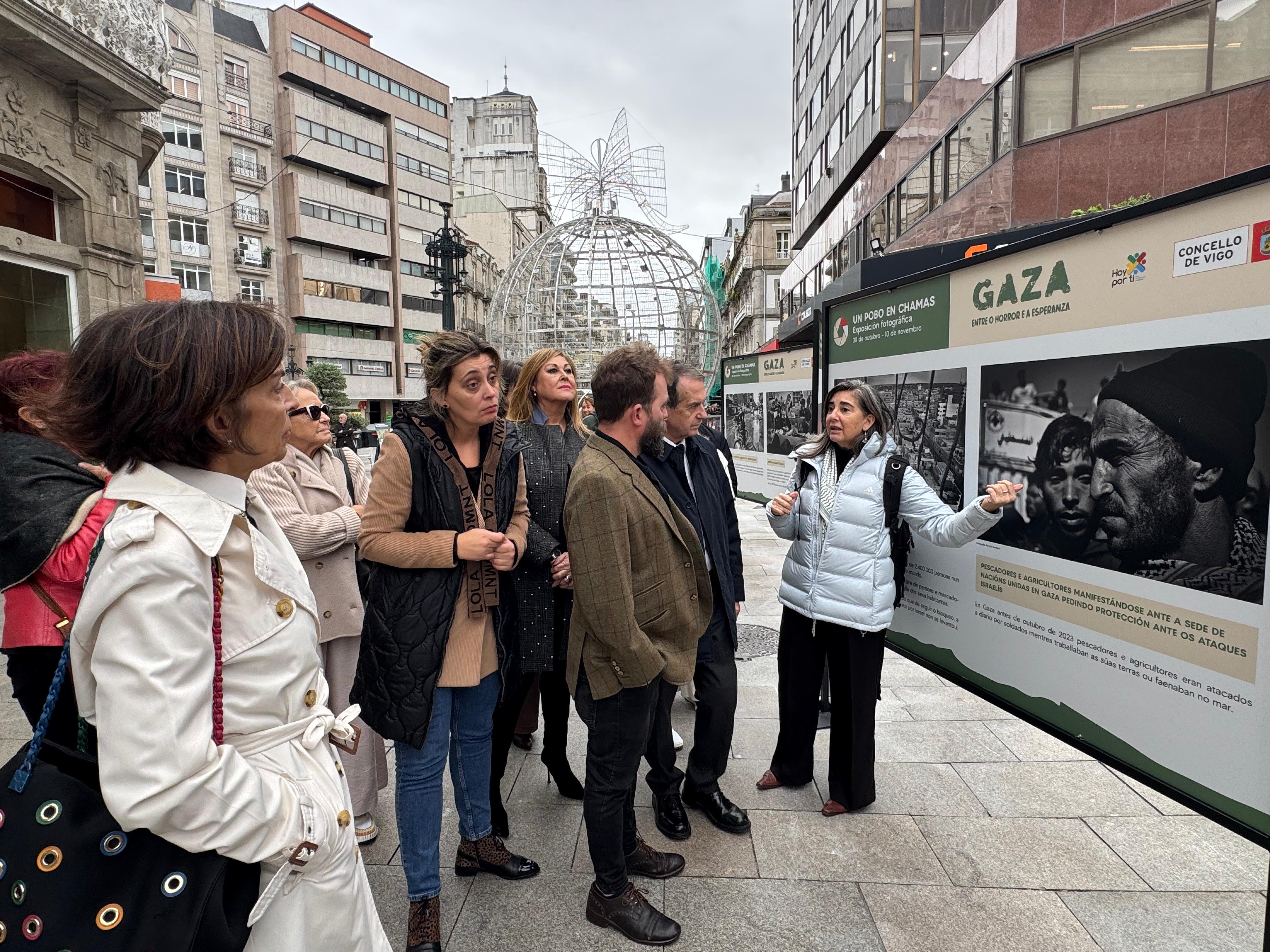 "Un pueblo en llamas", exposición en Vigo sobre el genocidio en Gaza