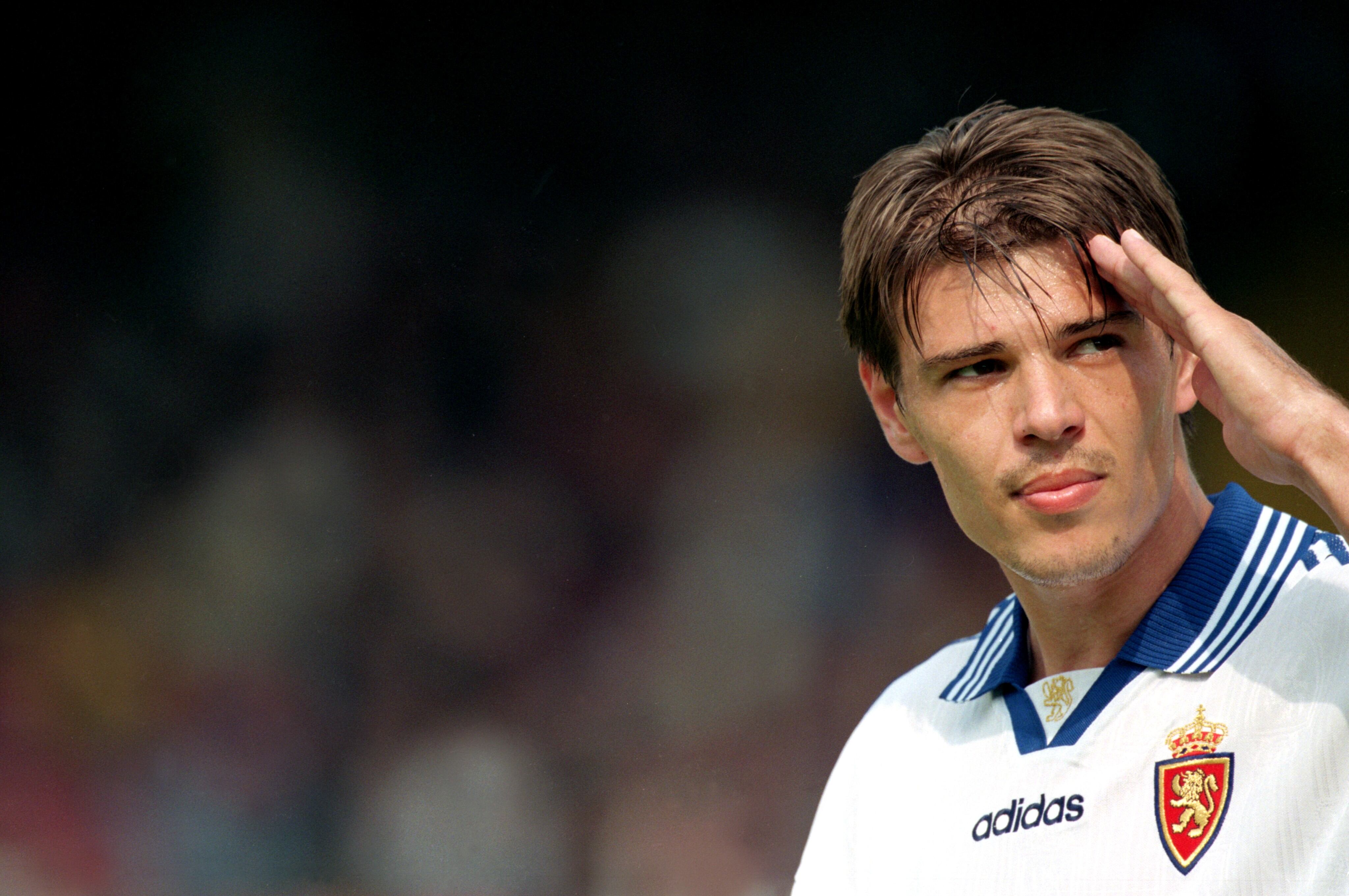 Savo Milosevic, en su etapa como jugador del Real Zaragoza