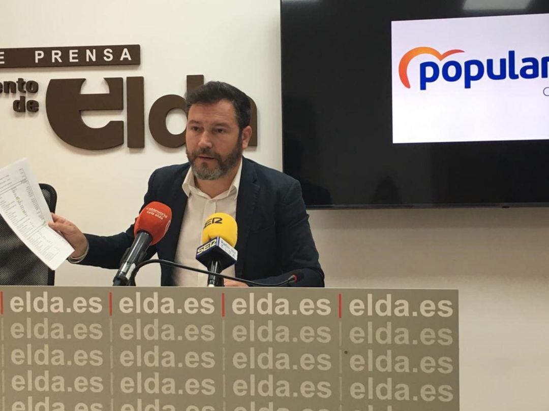 Fran Muñoz, portavoz del PP Elda