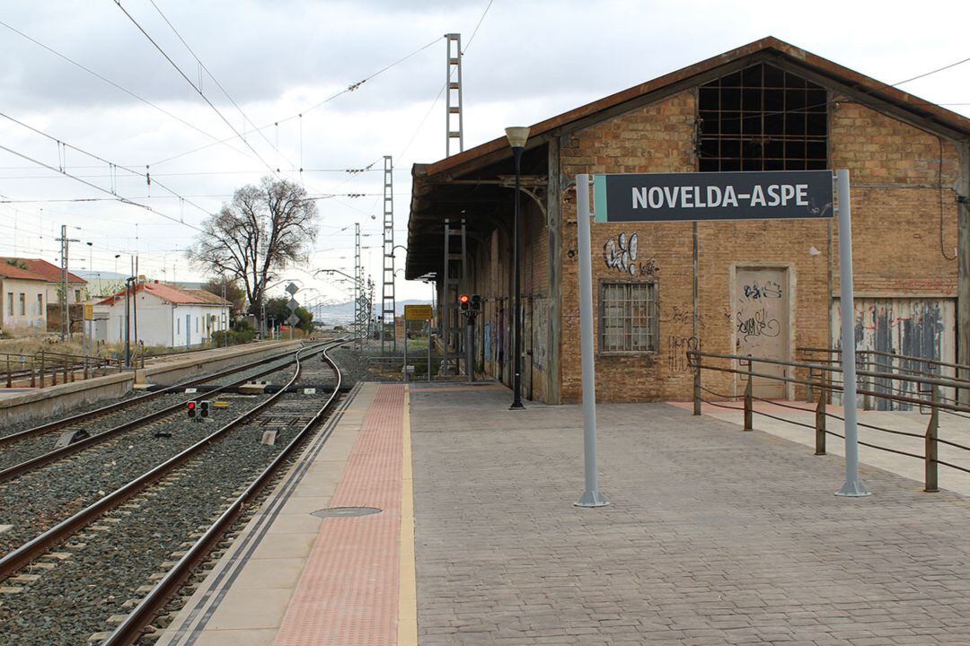 Estación ferrocarril Novelda-Aspe