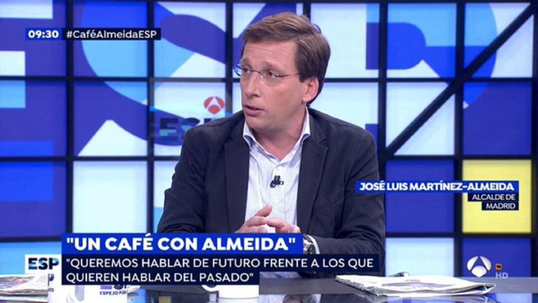 El acalde de Madrid, José Luis Martínez Almeida, este viernes en Espejo Público.