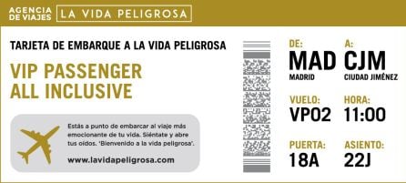 Billete VIP a La Vida Peligrosa