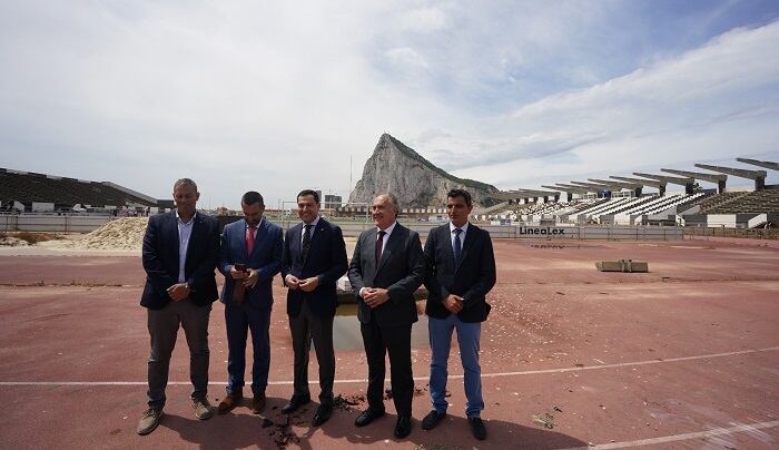 Un momento de la visita