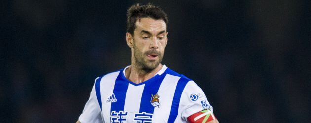 Xabi Prieto, durante un partido con la Real