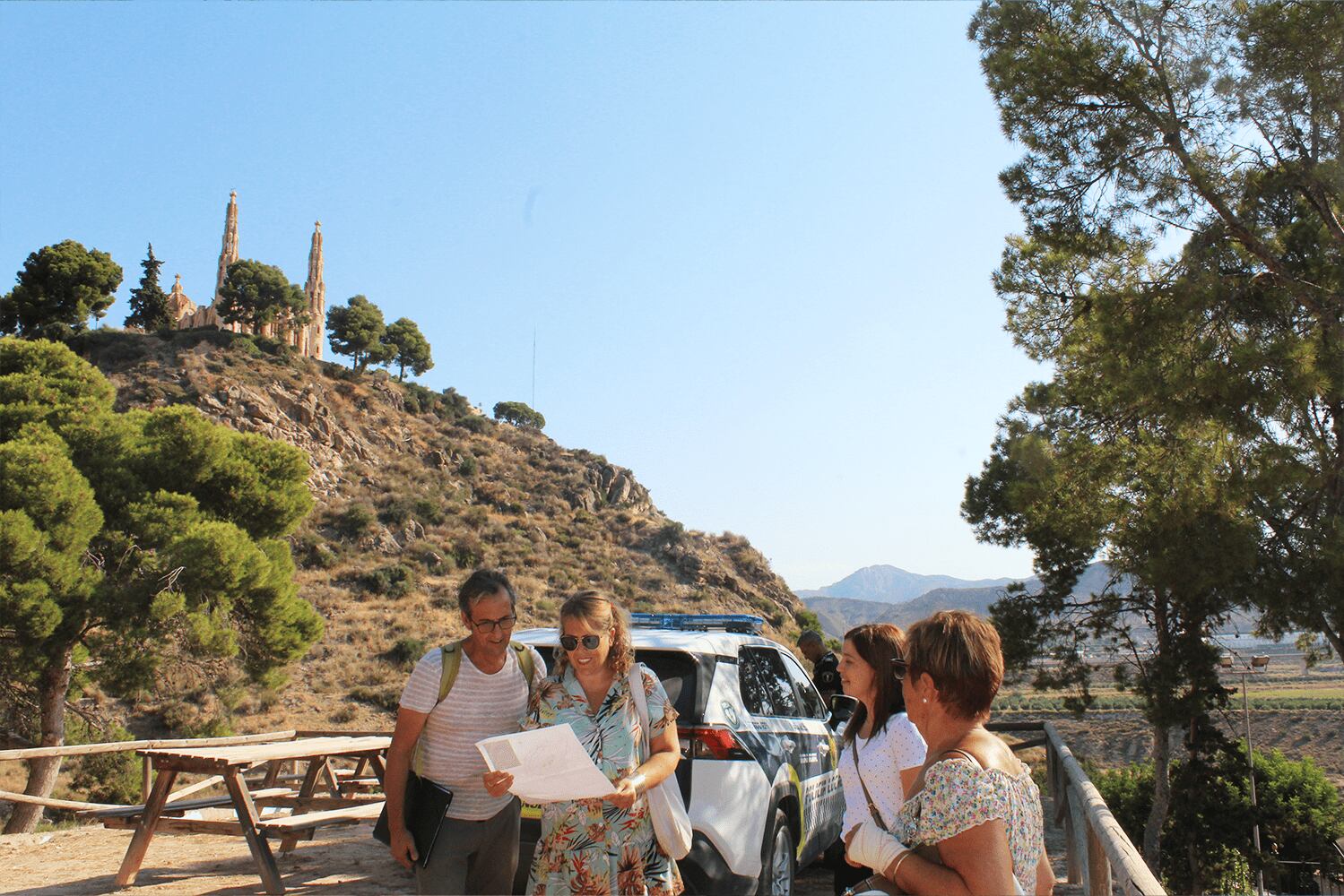 Novelda realiza el deslinde en el monte de La Mola