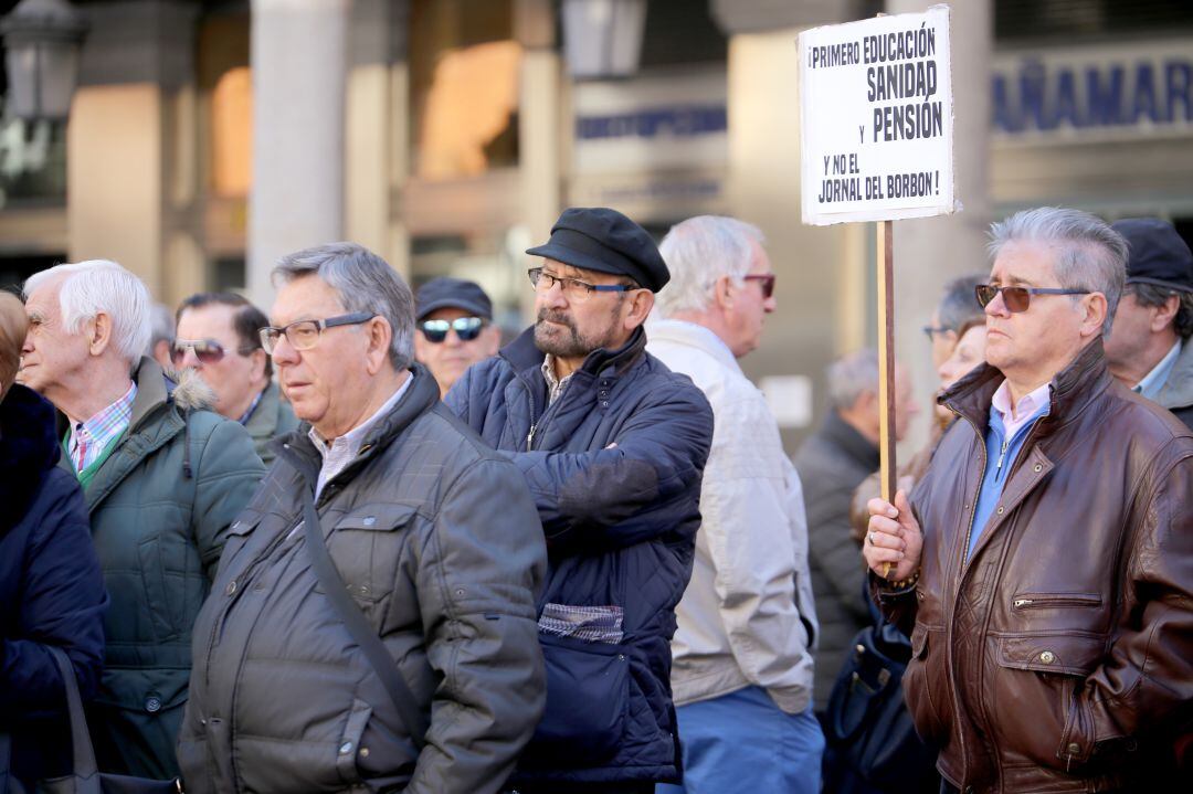 Manifestación por unas pensiones dignas. Imagen de archivo